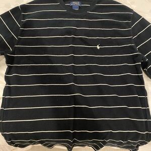 Polo by Ralph Lauren Black Striped Long Sleeve Shirt